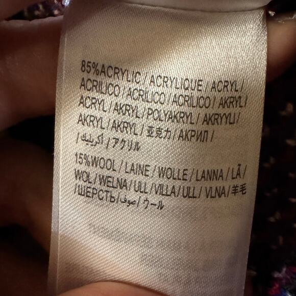 NWT Farm Rio Mystic Trip Oversized Wool Blend Sweater Knit Mini Dress Size XL - Picture 10 of 11